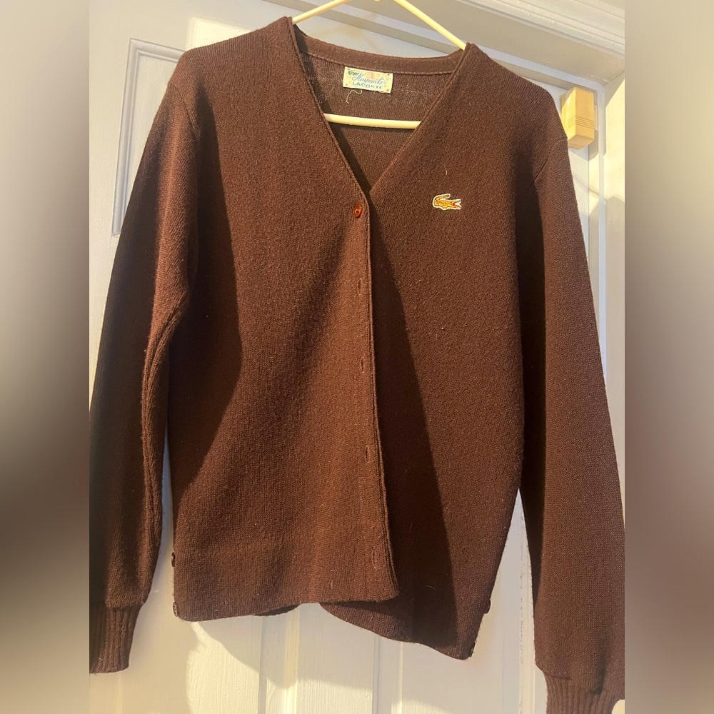 Vintage Haymakers Lacoste cardigan